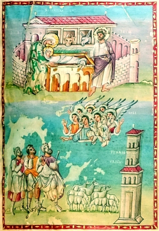 Christ-Nativity &amp; Annun-Egbert_codex-Detail1-PCA