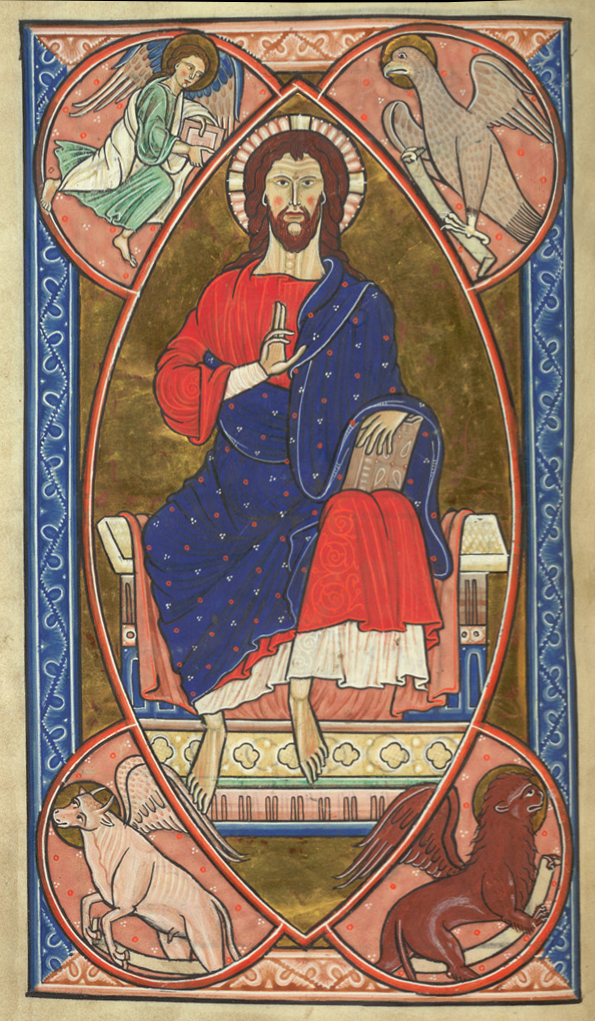 Christ-in Majesty-Ms Royal 1 D X-Fol8v-BritLibr-PCA