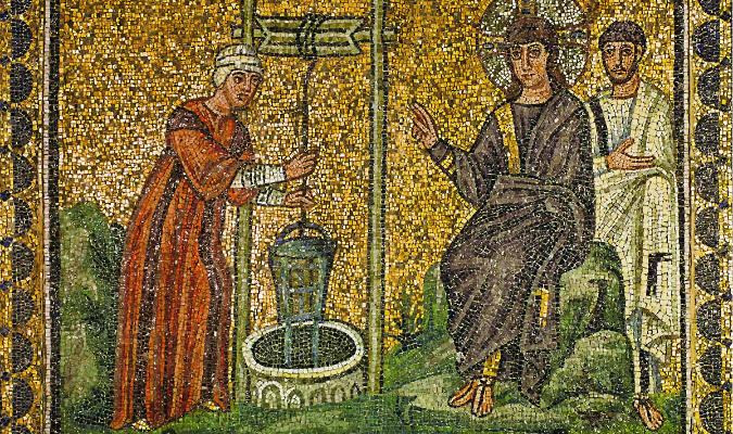 Christ-Samaritan womanatwell-Ravenna-6th C