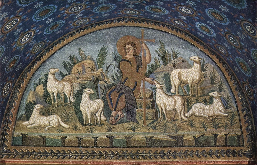 Christ-Good Shepherd-Ravenna-5thC